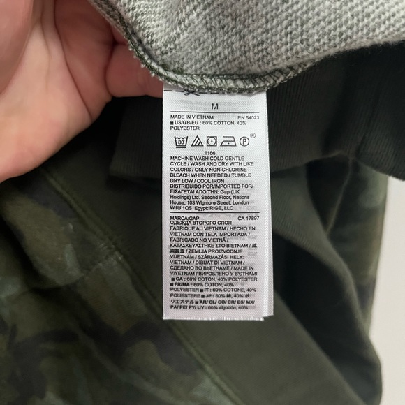 NWT Camo print Gap dress size M - Picture 3 of 5